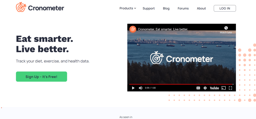 cronometer website